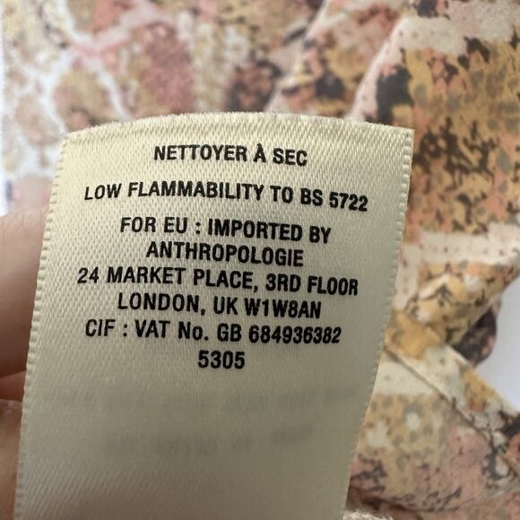 E Eloise By Anthropologie Silk Tank Top Lg Pink Snake Print Razorback - Picture 5 of 7